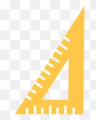 Set Square Ruler Flat - Transparent PNG u0026 SVG vector file Triangle