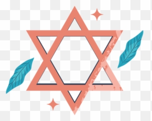 Pink Star Of David Illustration - Transparent PNG u0026 SVG Star Of David Clip Art