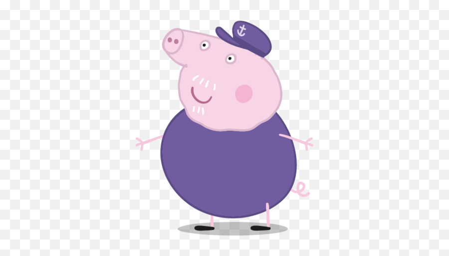 Grandpa Pig Official Peppa Wiki Fandom - Peppa Pig Characters Grandpa Pig Png,Grandpa Png