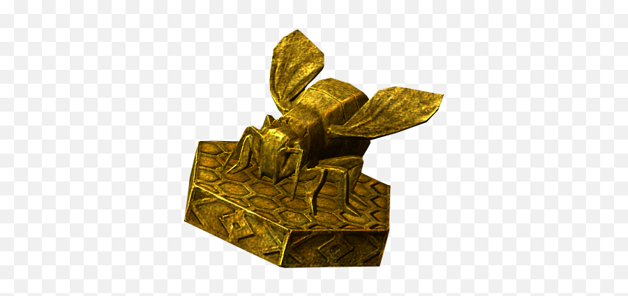 Download Queen Bee Statue - Skyrim Queen Bee Statue Full Bee Statue Png,Queen Bee Png