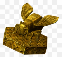 Download Queen Bee Statue - Skyrim Queen Bee Statue Full Bee Statue Png,Queen Bee Png
