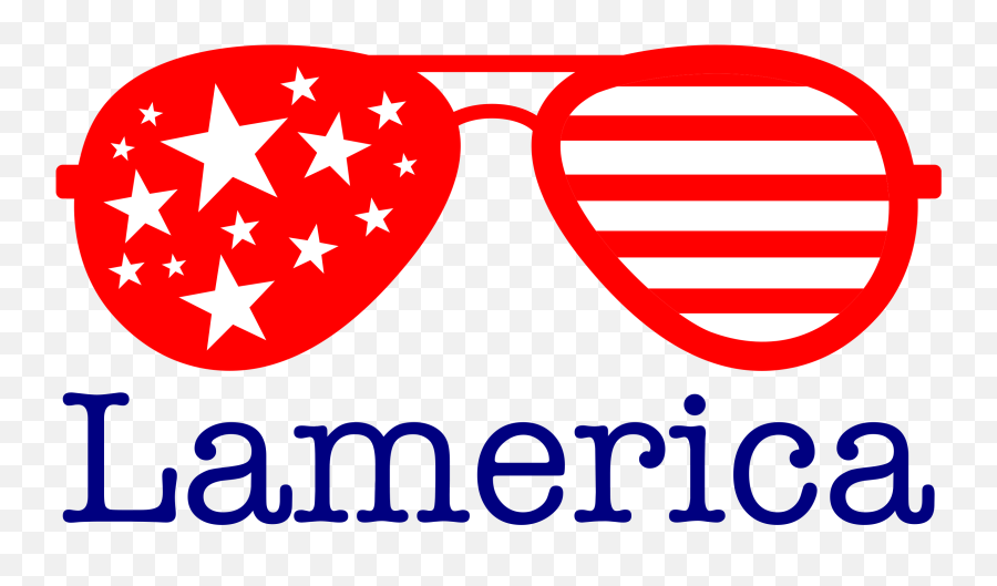 Sunglasses Clipart American Flag - Transparent Clipart American Flag Sunglasses Png,American Flag Transparent Background
