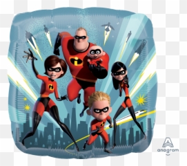 18 - Incredibles 2 Theme Party png