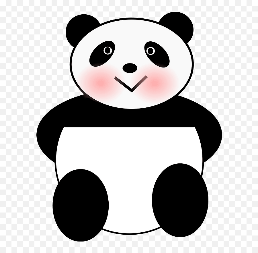 Shy Panda Clipart Free Download Transparent Png Creazilla - Cute Panda Shy Cartoon,Panda Png