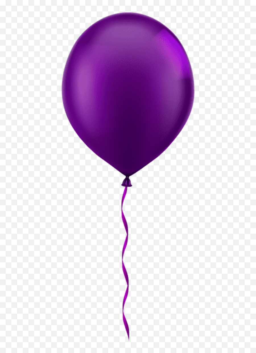 Free Png Single Purple Balloon Images Transparent - Single Purple Balloon Png,Balloons Clipart Transparent