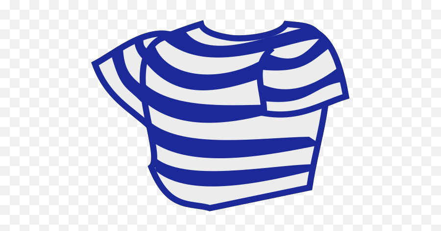 Striped Shirt Svg Vector Clip Art - Svg Clipart Pirate Clip Art Png,Shirt Clipart Png