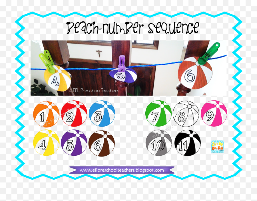 Eslefl Preschool Teachers Beach Theme For English Language Png Ball Transparent Background