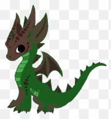 Pixilart - Green Dragon By Fortnite12345 Transparent Cute Dragon Clipart Png,Green Dragon Png