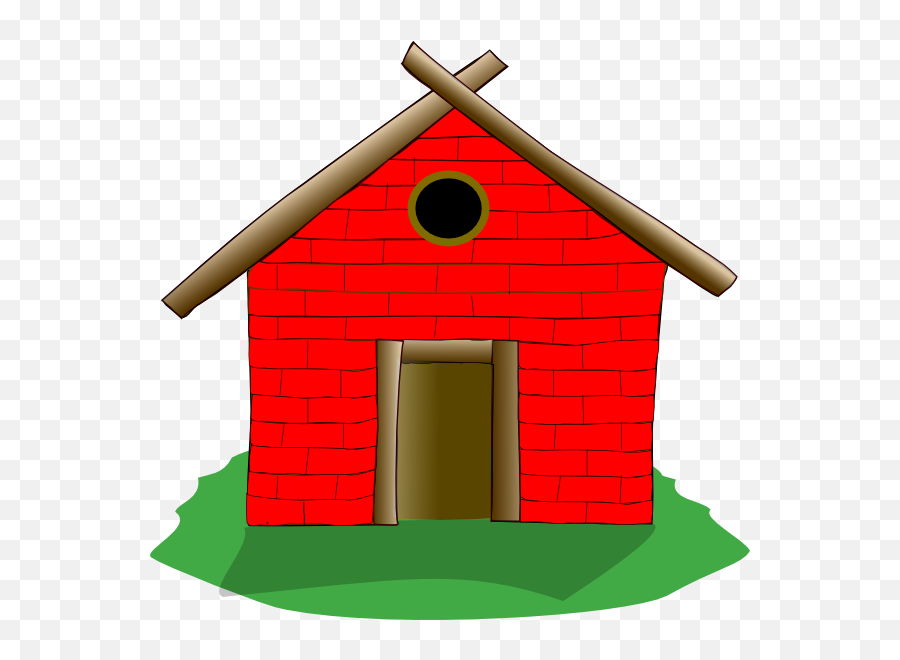 Brick House Clip Art - Brick House 3 Little Pigs Png,Cartoon House Png