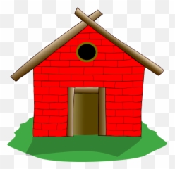 Brick House Clip Art - Brick House 3 Little Pigs Png,Cartoon House Png