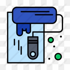 Paint Roller - Free construction and tools icons Vertical png