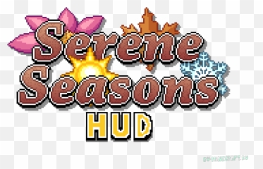 Serene Seasons Hud - Serene Seasons 112 Language Png,Minecraft Hud Png