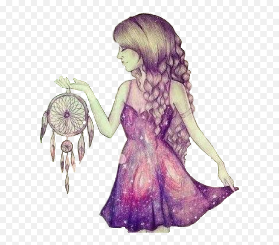 Tumblr Dreamcatchers Posted By Sarah Walker - Galaxy Dream Catcher Drawing Png,Dream Catcher Transparent