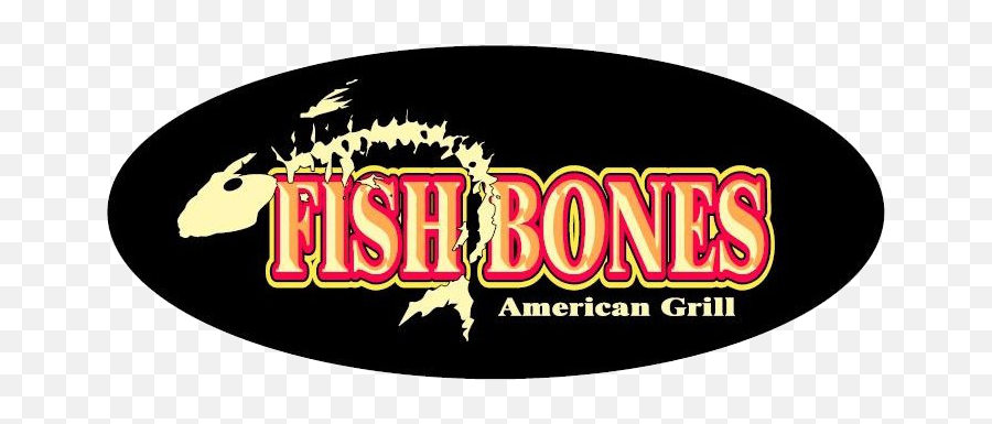 Fish Bones Logo Circle - Language Png,Bone Fish Grill Logo - free ...