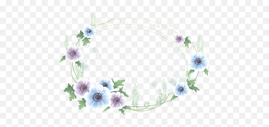 Amarna Artesanato E Imagens Arcos De Flores Em Png - Oval Flower Frame Png,Arco Png