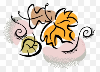 Vector Illustration Of Change Seasons Autumn Fall - Weather Clipart png