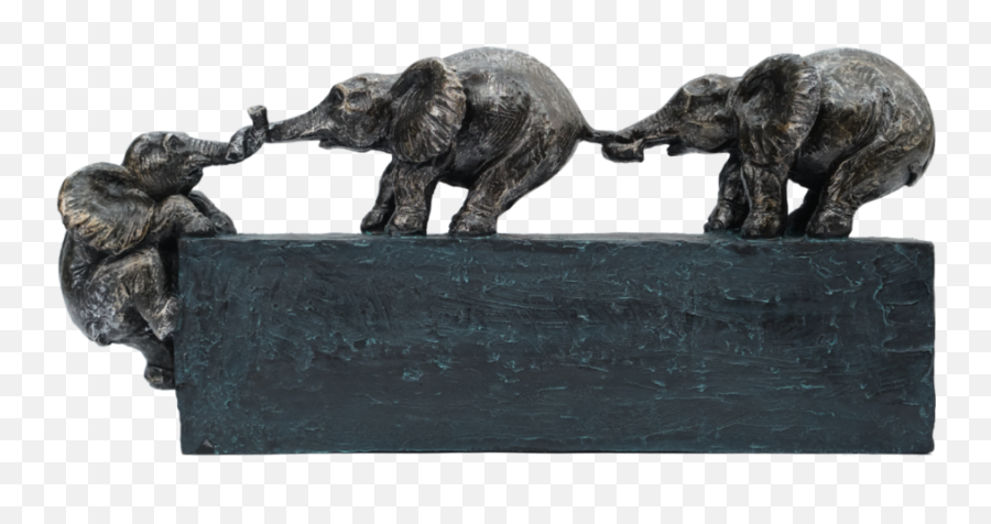 Sculptures U2013 Bentleys House Of Gifts - Elephant Family Ties Sculpture Png,Greek Bust Png