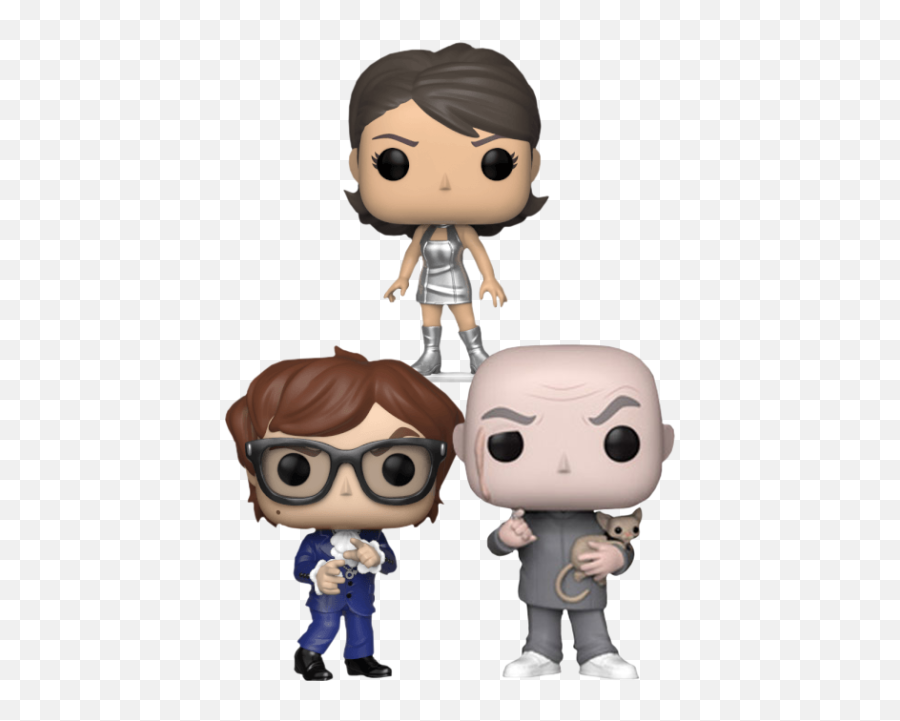 3 Set Austin Powers Vanessa Kensington Dr Evil Funko Pop Vinyl In Boxes - Austin Powers Funko Pop Png,Austin Powers Png