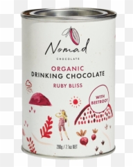 Organic Ruby Bliss Drinking Chocolate - Vegan Nomad Chocolate Nomad Chocolate Png,Hot Chocolate Transparent