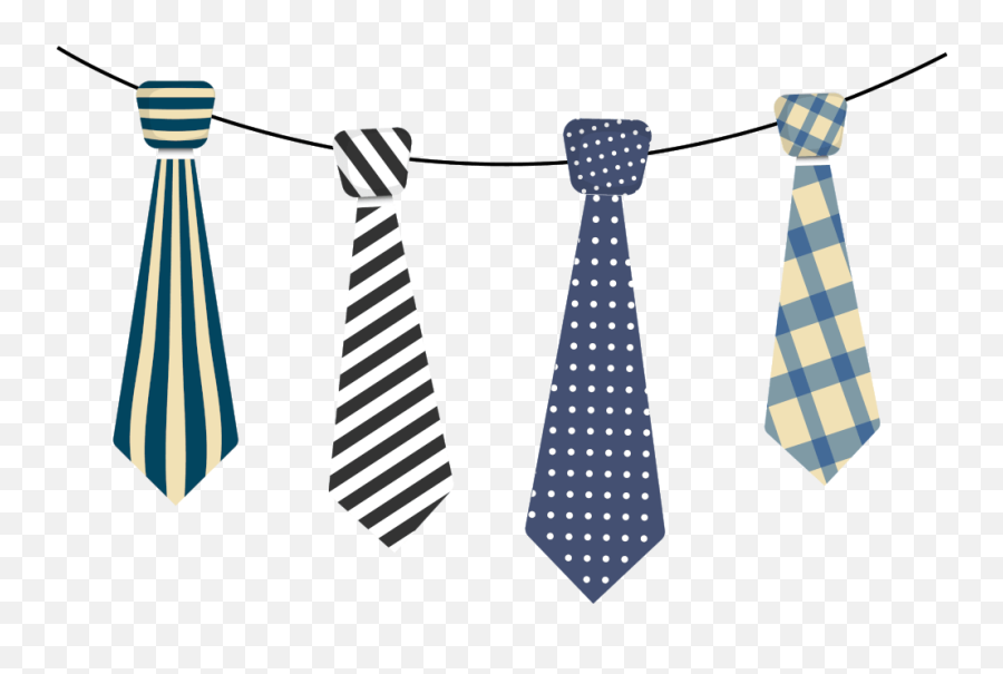 Fathers Day Tie Png Vector Clipart - Fathers Day Ties Clipart,Tie Clipart Png