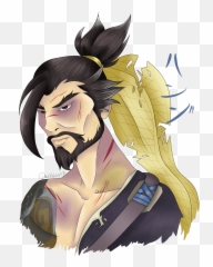Download Hd Hanzo Shimada Ow Overwatch - Hanzo Cartoon Png,Hanzo Png
