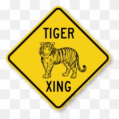 Tiger Xing Animal Crossing Sign Sku - Turtle Xing Sign Png,Bengal Tiger Icon