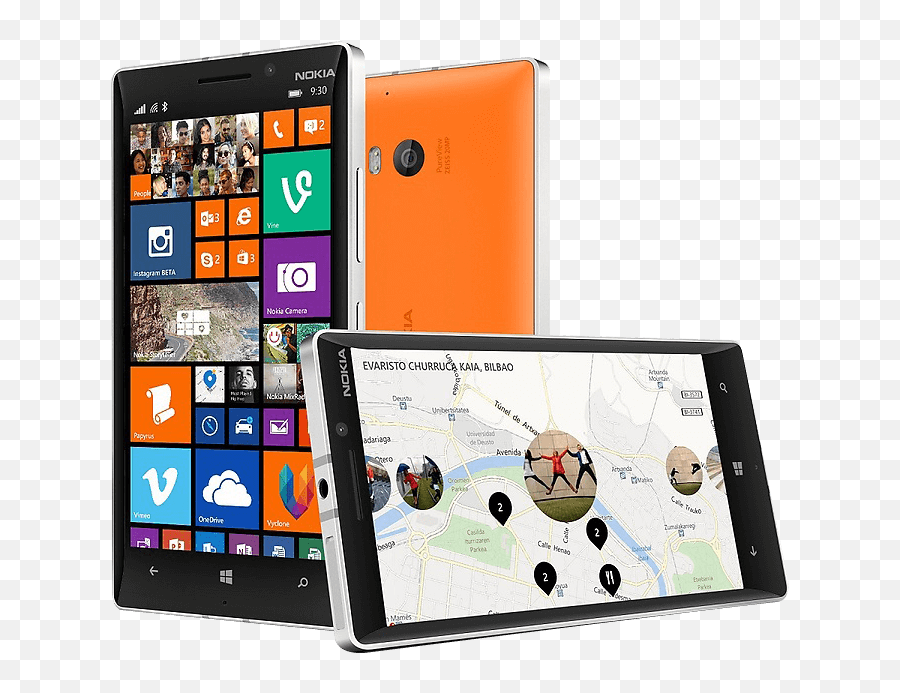 Nokia Lumia 930 With Windows Phone 8 - Nokia Lumia Flagship Png,Lumia Phone Icon Time