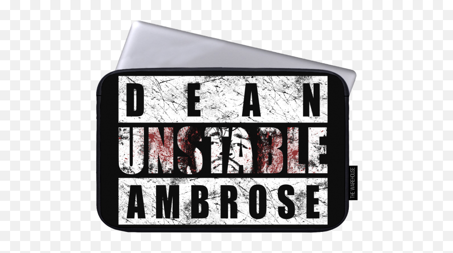 Dean Ambrose Printed Laptop Sleeves - Graphic Design Png,Dean Ambrose Png
