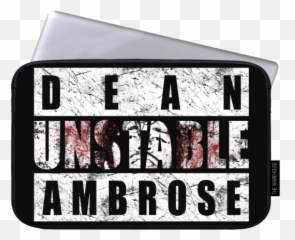 Dean Ambrose Printed Laptop Sleeves - Graphic Design Png,Dean Ambrose Png