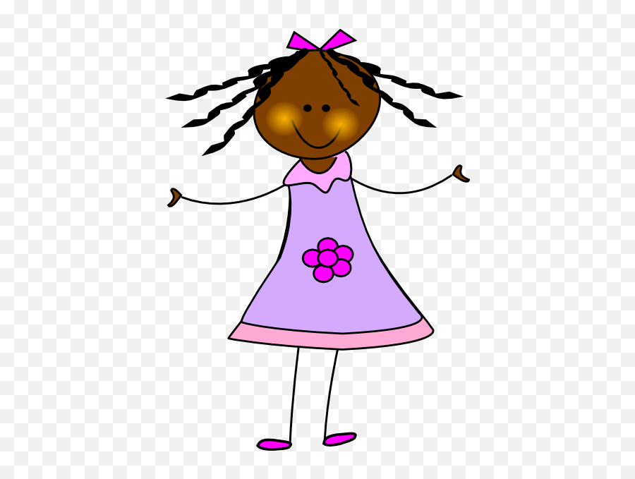 Its A Girl Png Images - Transparent Black Girl Clipart,It's A Girl Png