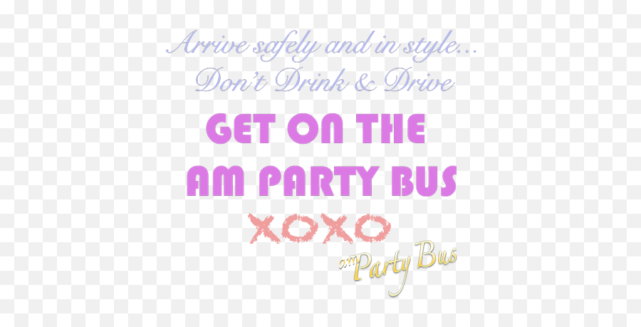Party Bus Pricing Special Features And Amenities - Girly Png,Party Bus Icon