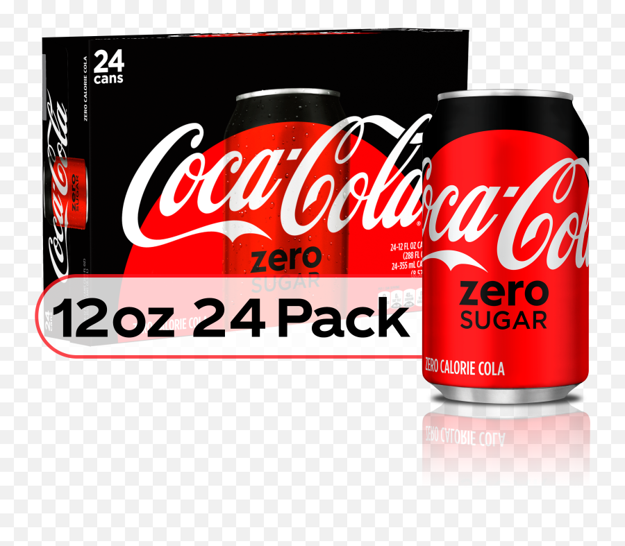 Coke Zero Sugar Diet Soda Soft Drink 12 Fl Oz 24 Pack - Walmartcom Coca Cola Png,Nutrition Icon Sets