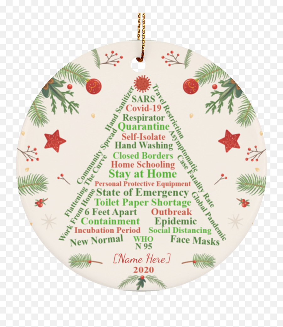 Pandemic Christmas Ornament - Kepalan Tangan Perlawanan Png,Icon Christmas Ornaments