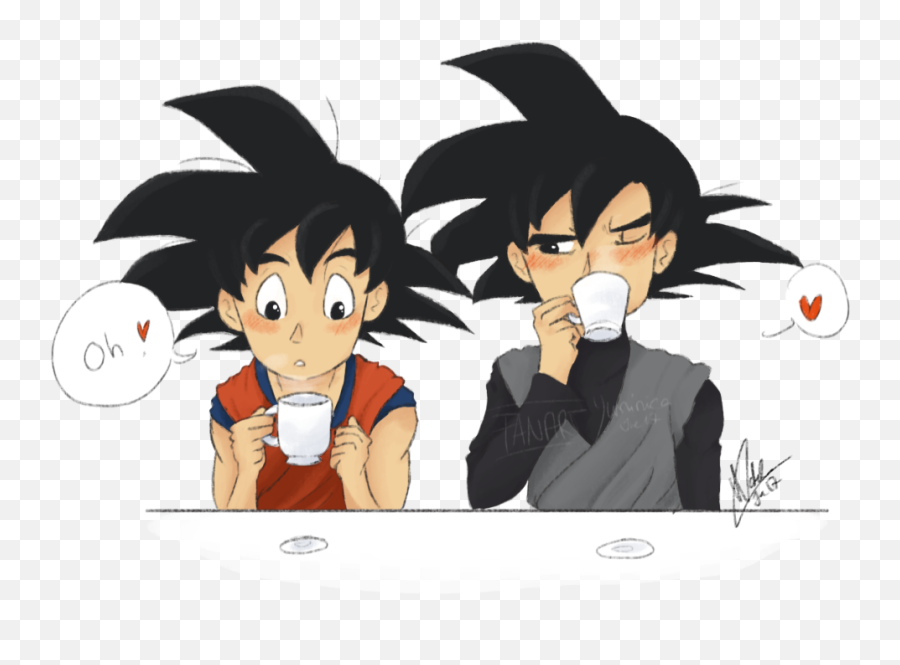 Yuminicas Art Dump U2014 Mu0027 Sorry But Those Two Are In My Head - Do Goku X Goku Black Png,Goku Black Png