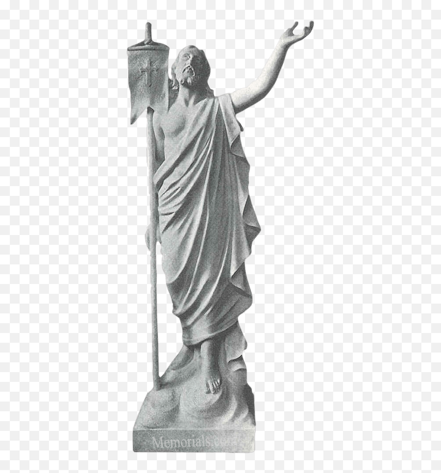 Risen Christ Granite Statue - Classical Sculpture Png,Risen Christ Icon