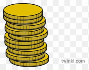 Stack Of Coins Money Currency Payment Eyfs Illustration - Twinkl Solid png