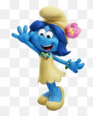 Smurf Png - Smurfs Lost Village Blossom,Smurfs Png
