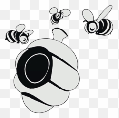 The Bee Team Back Bling - Fortnite Zone Inkville Gang Peely png
