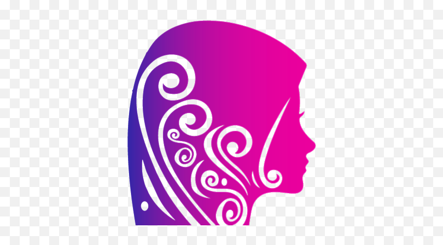 Download Hd Queen Modesty - Girl Hijab Icon Silhouette Hijab Png,Queens Icon Png