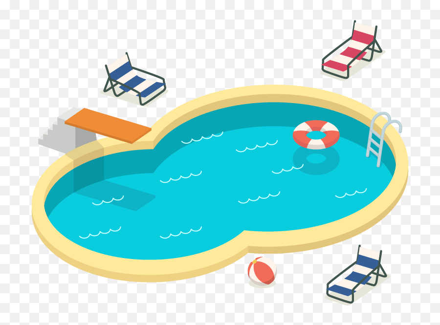 Perth Fence - Clipart Swimming Pool Png Transparent Png Transparent Background Pool Clipart,Pool Png