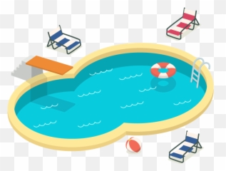 Perth Fence - Clipart Swimming Pool Png Transparent Png Transparent Background Pool Clipart,Pool Png