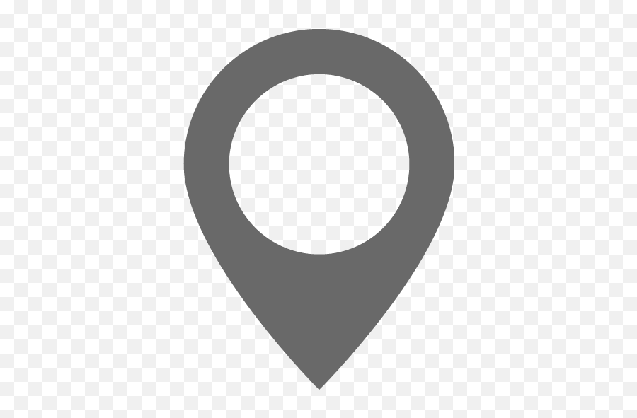 Dim Gray Map Marker 2 Icon - Free Dim Gray Map Icons Gray Map Pin Icon Png,Pointer Maps Icon