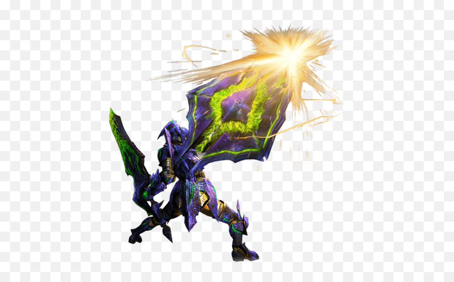 Gaming Print - Monster Hunter 4 Ultimate Charge Blade Png,Lol Hexakill Icon