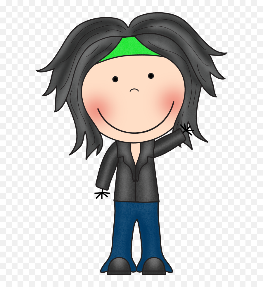 Rock Star Office Staff - Clip Art Fictional Character Png,Staroffice Icon