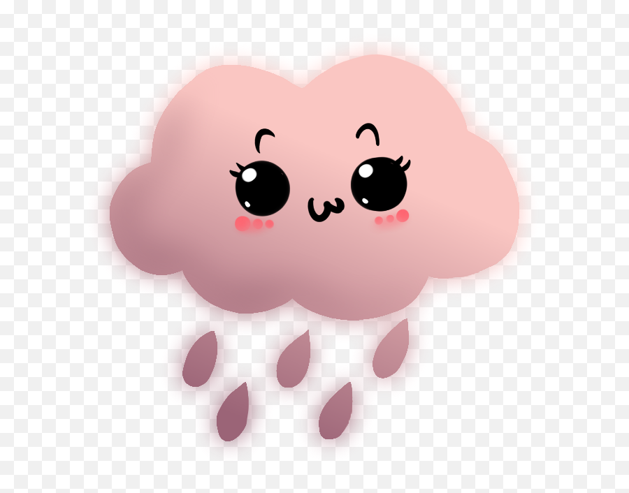 Freetoedit Cloud Kawaii Neon Pink 319647956055211 By Meeori Png Weather Icon