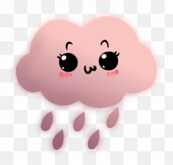 Freetoedit Cloud Kawaii Neon Pink 319647956055211 By Meeori Png Weather Icon