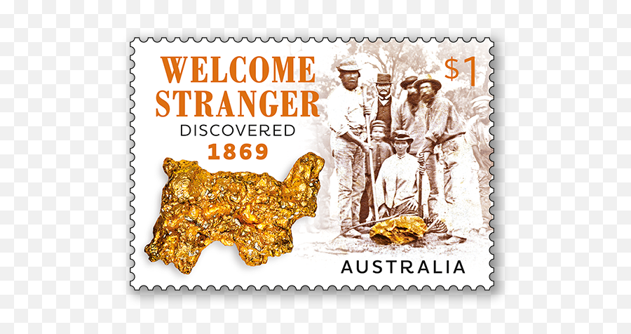 Welcome Stranger - Australia Post Welcome Stranger Gold Nugget Png,Gold Nugget Png
