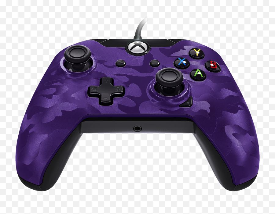 Xbox One Purple Camo Wired Controller - Purple Wired Xbox One Controller Png,Xbox One Png