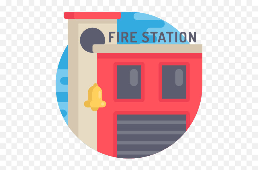 Fire Station - Free Buildings Icons Fire Station Icon Png,Fire Icon Png