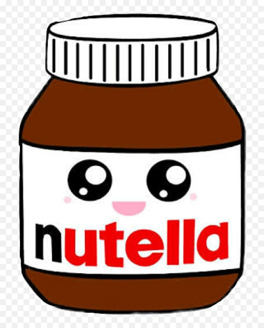 Drawing Clip Art Nutella Image Kawaii - Nutella Png,Tumblr Stickers Png